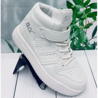 Ботинки для девочки (SLV ) белые верх-искуственная кожа подкладка-текстиль  артикул m-hg-FA2315-3