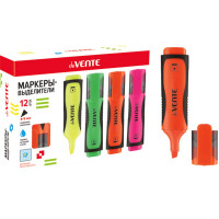 Маркер флуорисцентный  deVENTE 1-5мм скошенный оранж арт.5045327