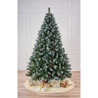 Елка 180см "Канадская" (хвоя ПВХ, ветки отгибные, подставка металл.) арт.ЕКН 18