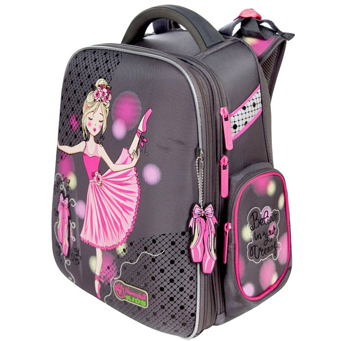 Ранец для девочек школьный (Hummingbird) + мешок арт.ТK72 37х21х32 см