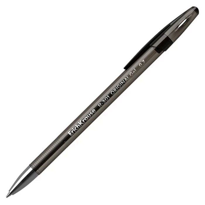 Ручка гелевая проз.корп. (ErichKrause) Original R-301 черный, 0,5мм арт.42721 (Ст.12)