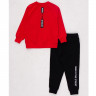 Комплект для мальчика арт.DMB 4978 размер 28/104-32/128 (свитшот+брюки) цвет красный
