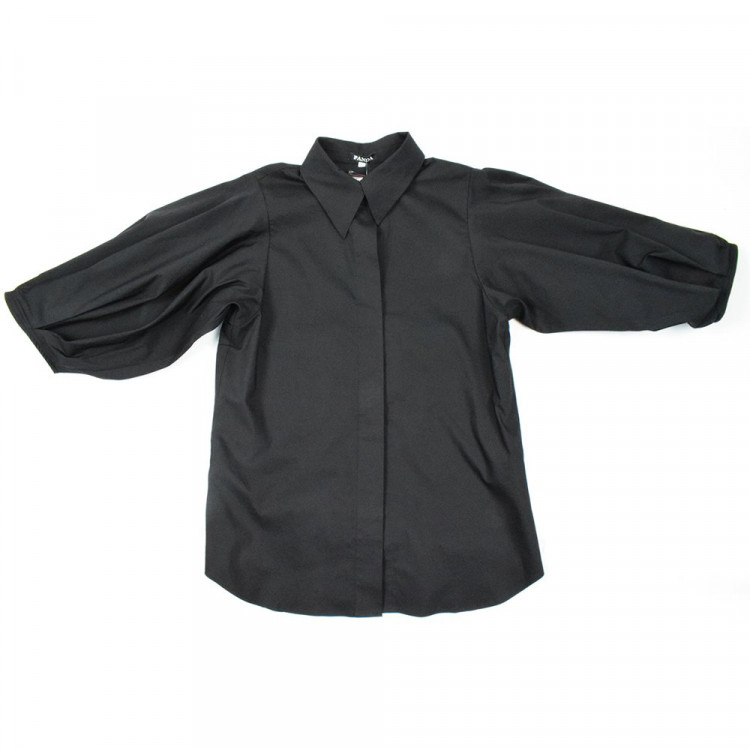 Блузка для девочки (PANDA) короткий рукав цвет черный арт.139140W размерный ряд 42/164-46/164
