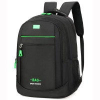 Рюкзак для мальчиков (Mod) черный-зеленый 46х32х18 см арт.CC1505_Q2325-3