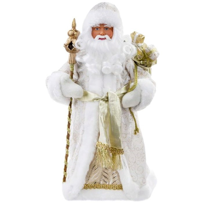 Игрушка декоративная "Дед Мороз в золотистой шубе" 41,5см арт.86560