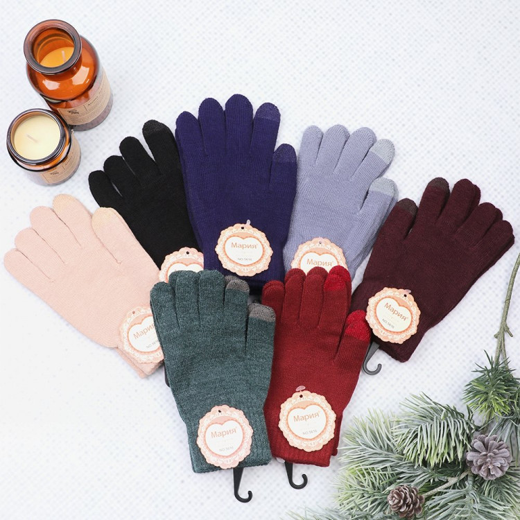 Перчатки для девочки (MULTIBRAND) арт.RP5616 размер 16 (9-11л) цвет в ассортименте