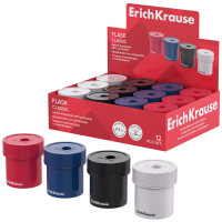 Точилка пластиковая (ErichKrause) контейнер 1 отверстие, "Flask Classic" арт.60052 (Ст.12)