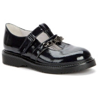 Туфли для девочки (BETSY) темно-синий верх-искусственная кожа подкладка-натуральная кожа размерный ряд 30-35 артикул 928303/04-02