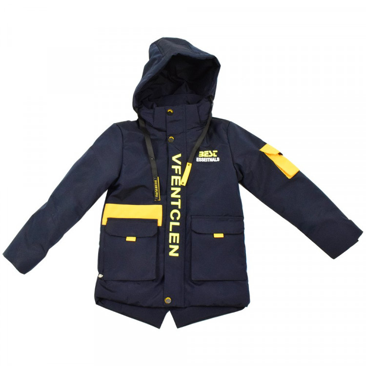Куртка  для мальчика (MULTIBREND) арт.yb-YY2217-1 размерный ряд 30/116-36/140 цвет синий