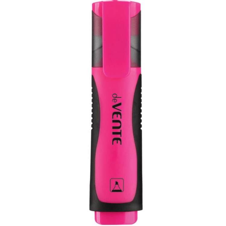 Маркер флуорисцентный  deVENTE 1-5мм скошенный розовый арт.5045328