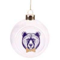 Шар керамика 08см "Медведь в бабочке" п/у арт.87206