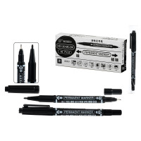 Маркер CD/DVD Basir 0,5-1,2мм двухсторонний черный арт.HD120/чёрн./WH-2001