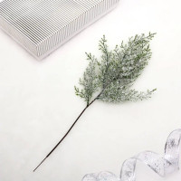 Украшение декоративное "Ветка. Хвоя голубая" 50см арт.259-712