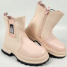 Ботинки для девочки (Леопард) розовый верх-искусственная кожа подкладка -натуральный мех артикул ld-3920-3-3