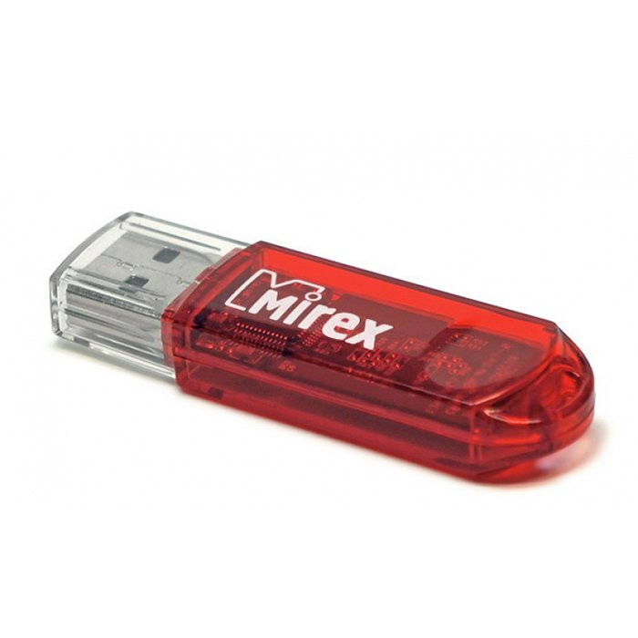 Флеш диск 8GB USB 2.0 Mirex Elf красный
