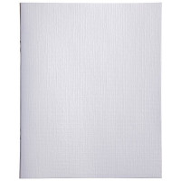 Тетрадь А5 клетка 48 листов бумвинил скоба (Hatber) Metallic Белая арт 48Т5бвВ1