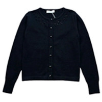 Кардиган для девочки (Malini) артикул 3661 размерный ряд 32/128-40/158 цвет черный