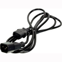 Кабель-удлинитель питания NINGBO AN23-1008, IEC C13 - IEC C14, 1.8м, черный
