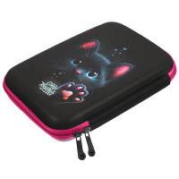 Пенал 1 отделение овальный (Stavia) Котенок с лапкой мультиколор 210х120х50мм арт.85293