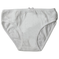 Трусы для девочки арт.5510/6 размер 38/158-164 100% х/б цвет белый