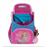 Ранец для девочек школьный (Grizzly) + мешок арт.RA-973-2 фиолетовый-жимолость 25х33х13см
