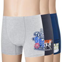 Боксеры для мальчика арт.3946 95% хлопок, 5% эластанцвет ассорти