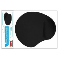 Коврик для мыши BURO BU-Gel гелевый черный