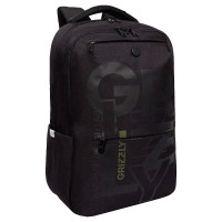 Рюкзак для мальчиков (Grizzly) арт.RU-537-3/1 черный - оливковый 29х43х15 см