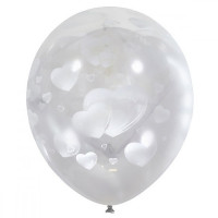 Шар воздушный 25шт/наб. 30см "Сердца" арт.6040963