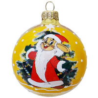 Шар стекло 08см (серия Мультфильм) "Ну погоди 3" п/у арт.КУ-80-234119