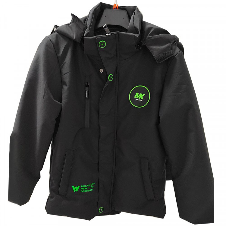 Куртка  для мальчика (MULTIBREND) арт. yb-YY2218-1 размерный ряд 30/116-36/140 цвет черный