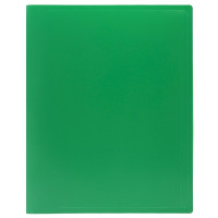 Папка скоросшиватель пружина А4 15мм пластиковая  0,6мм зеленый (Workmate) арт.15-6146