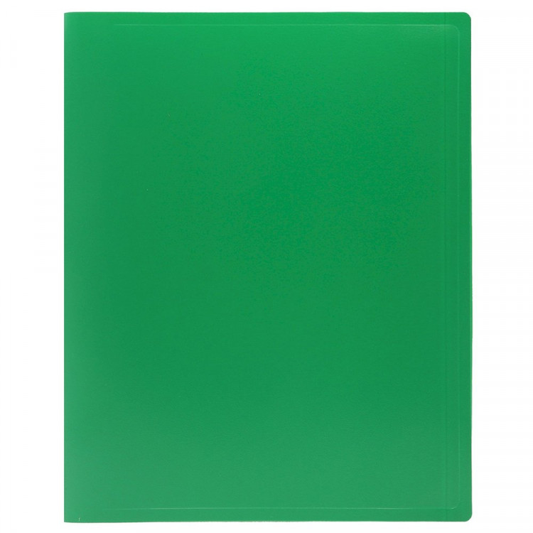 Папка скоросшиватель пружина А4 15мм пластиковая  0,5мм зеленый (Workmate) арт.15-6146