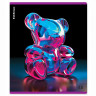 Тетрадь А5 клетка 48 листов скоба (ErichKrause) Jelly Bear металлизированная ламинация твин-лак ассорти арт.63305