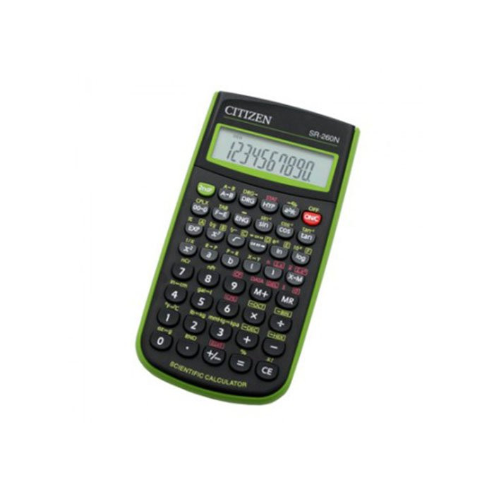 Калькулятор научный 165ф CITIZEN 78*153*12 (SR-260N) (Ст.1/40)
