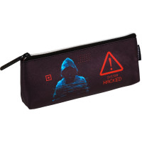 Пенал-косметичка 1 отделение кожзам (deVente) Label. Hacker 210x80x35мм арт.7026505