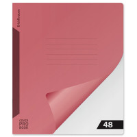 Тетрадь пластиковая обложка  А5 клетка 48 листов (ErichKrause) CoverProBook Reef коралловый арт.63787