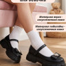 Туфли для девочки (KNT) черные верх-искусственная кожа подкладка- искусственная кожа артикул sdf-22232-2