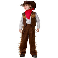 Костюм для мальчика Ковбой (Шляпа,жилет,брюки,косынка) р.26/104-38/146 арт.2018
