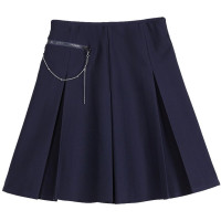 Юбка для девочки (Делорас) арт.Q63514 размер 34/134-46/170 цвет синий