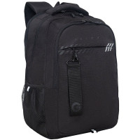 Рюкзак для мальчиков (Grizzly) арт.RU-532-1/2 черный - черный 31х42х22 см