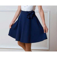 Юбка для девочки (ГЕРМИОНА) ткань 07 арт.4183-07 размер 30/122-34/140 цвет синий