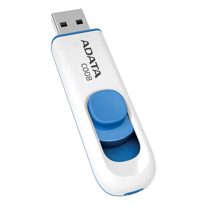 Флеш диск 32GB USB 2.0 A-DATA Classic C008, белый