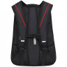 Рюкзак для мальчиков (Grizzly) арт RU-338-2/2 черный-красный 31х42х22 см