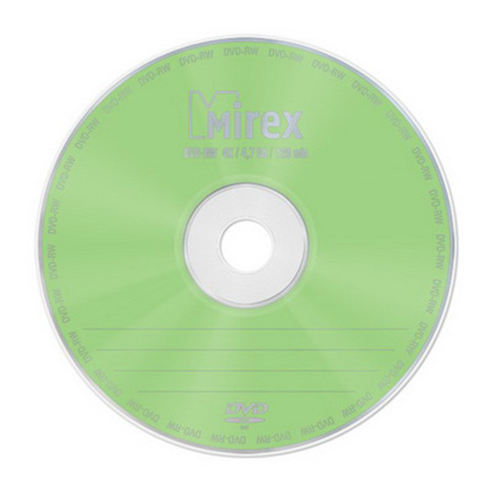 Диск  DVD-RW Mirex 4,7Гб 4x Slim Case (Ст.1) штука