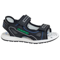 Сандалии для мальчика (Сказка) черный верх-искусственная кожа подкладка-натуральная кожа размерный ряд 32-37 арт.R511361017BK