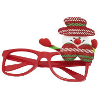 Очки карнавальные "Снеговик" 20*20см арт.82014