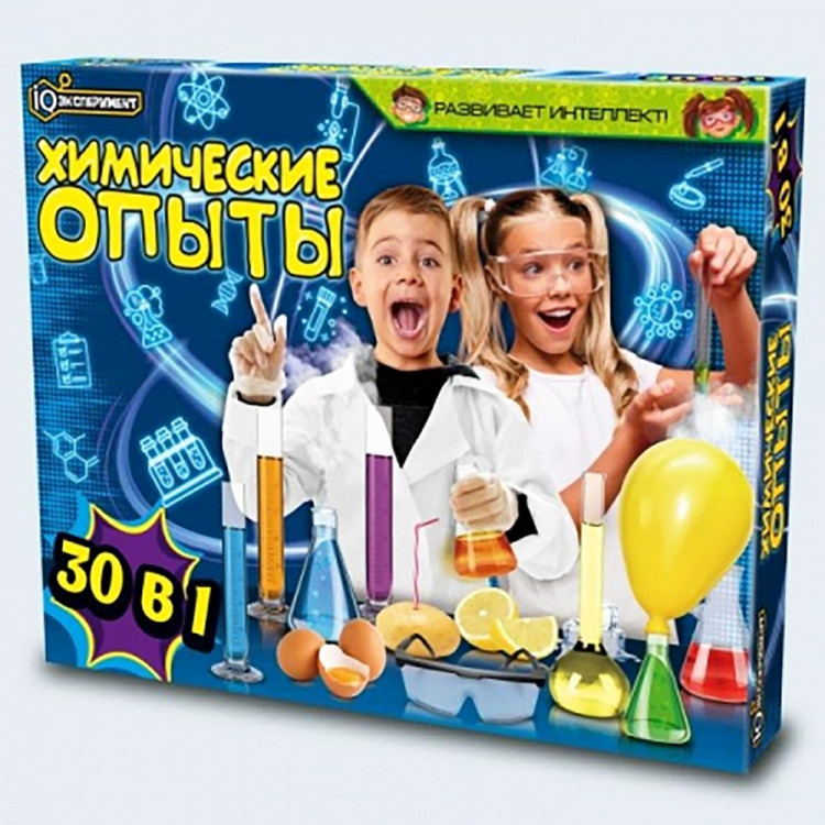 Набор для проведения опытов (IQ эксперимент) 30 в 1 арт.TG02-EX30-RU