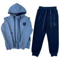 Костюм спортивный для мальчика арт.116 размерный ряд 30/116-46/170 цвет серый