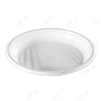 Тарелка пластиковая десертная d=165мм упаковка 100шт.